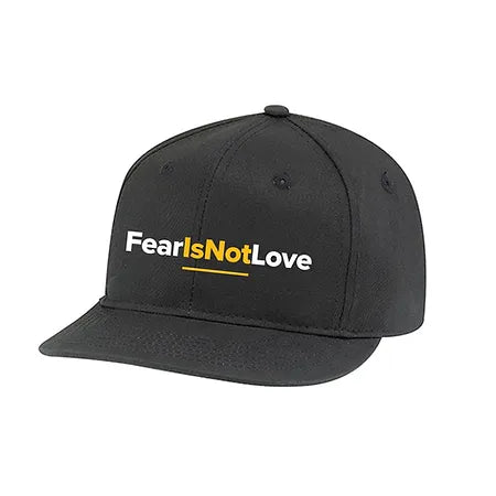 Fear Is Not Love Charcoal Grey Snap Back Ball Cap